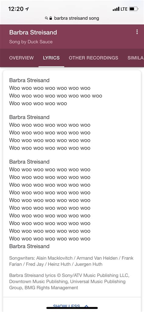 Funniest Song Lyrics