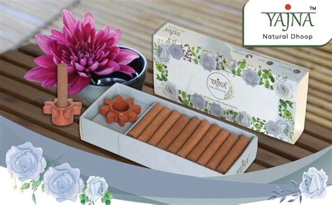YAJNA Natural Dhoop Sticks with Camphor, Guggal, Loban, Frankincense ...