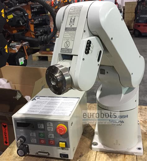 used robot MELFA RV-2AJ with Mitsubishi Melfa CR1-571 controller ...