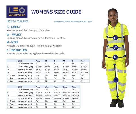 Leo Pennymoor Orange Women's Hi Vis Cargo Trouser | Safetec