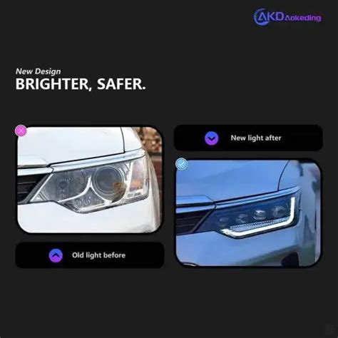 Toyota Camry Headlights 2015-2017 Camry V55 LED Headlight DRL LED Lens