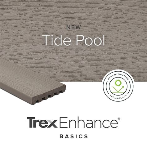 Trex (Sample) Enhance Basics 12-in Tide Pool in the Deck Board Samples ...
