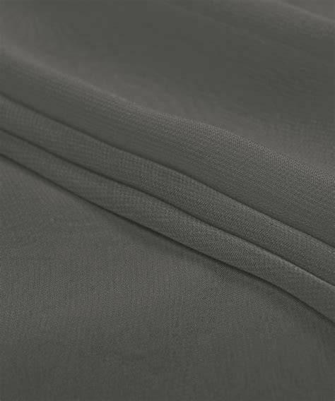Buy Dark Grey Plain Heavy Georgette Fabric Online At Wholesale Prices ...
