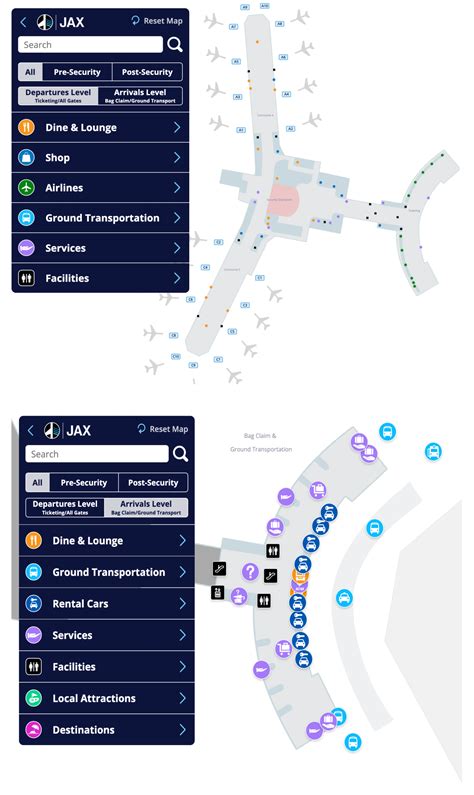 Jacksonville International Airport Map (Most Up-To-Date) - All Maps