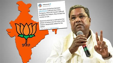 Siddaramaiah’s potshots at electorate: BJP says Congress reduced to ...