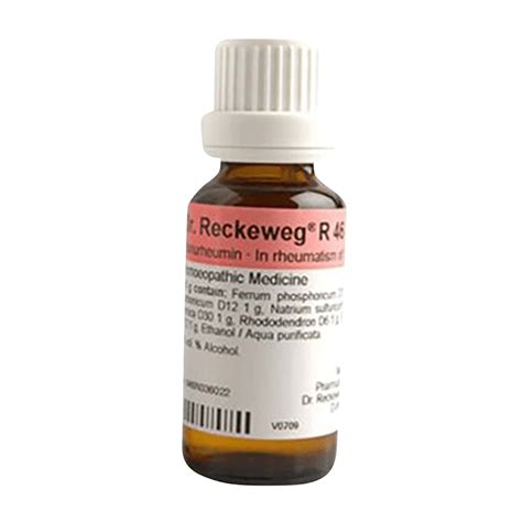 Buy DR.RECKEWEG R 46 RHEUMATISM OF FORE ARMS AND HANDS DROPS 22 ML ...