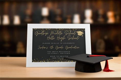 Image result for Middle School Graduation Invitations