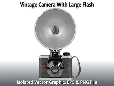 Old Flash Camera Vector Image 的图像结果