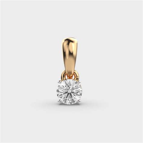 50 Cent Classic Solitaire Pendant (Without Chain) | Jewelbox