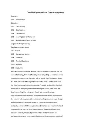 Cloud DB System-Types of Clouds - Cloud DB System-Types of Clouds ...