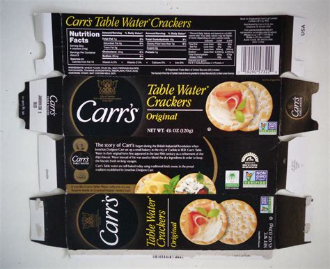Carrs Table Water Crackers with Cheese and Fruit