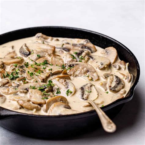Creamy Mushroom Sauce Recipe - Posh Journal