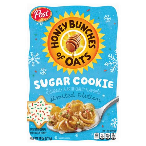Honey Bunches of Oats Sweetened Cereal With Oats & Honey Sugar Cookie ...