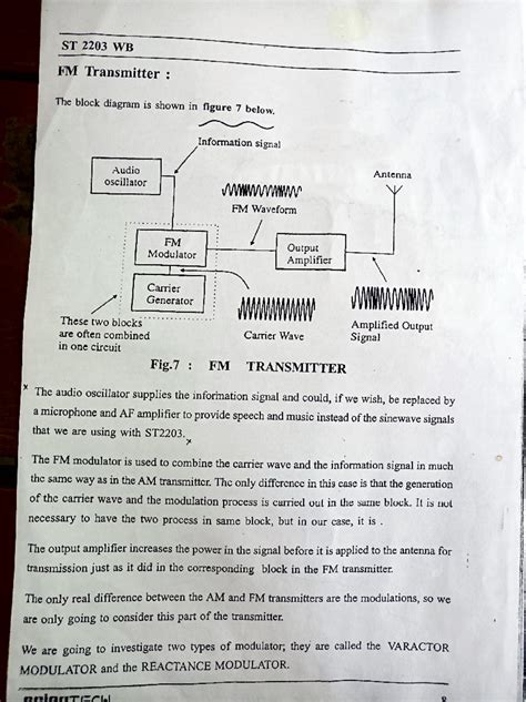 Practical 3,Analog communication - FM Transmitter : The block diagram ...