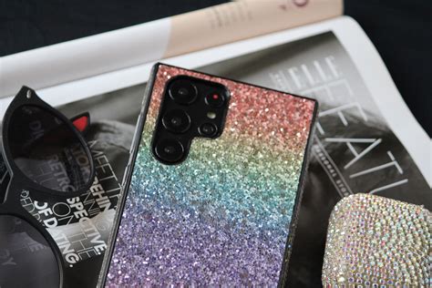 Rainbow Glitter Bling Diamonds Luxury Cover - ₹995 | JustAndBest