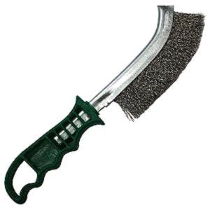 Excel Impex Curved Handle Stainless Steel Wire Brush : Amazon.in: Home ...