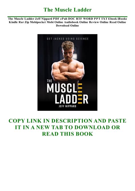 DOWNLOAD Free PDF The Muscle Ladder BY Jeff Nippard