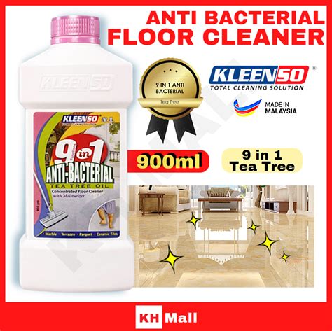 KLEENSO Anti Bacterial Floor Cleaner 9 in 1 Tea Tree Oil (900ml) | Lazada