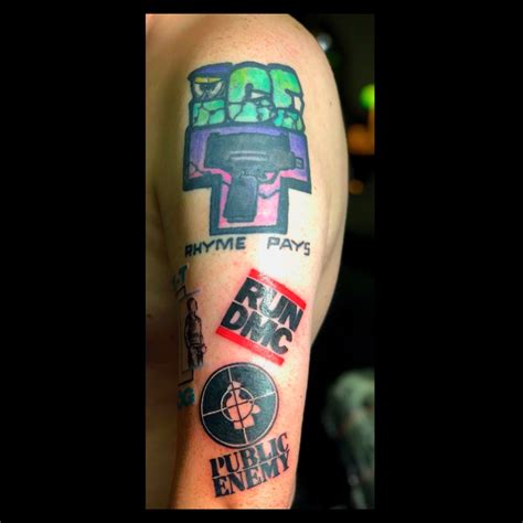 Public Enemy Logo Tattoo