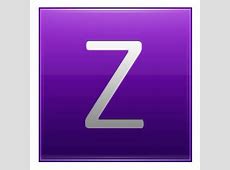 Letter Z violet Icon   Multipurpose Alphabet Iconset  