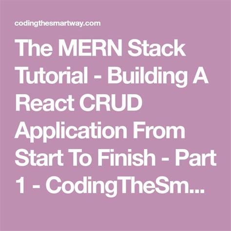 Image result for Crud App Mern Stack Tutorial