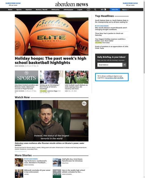 Aberdeen News homepages in 2023 : Free Download, Borrow, and Streaming ...