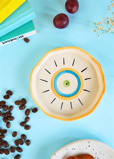 Buy Protecting Eye Handmade Dessert Plates – WeavingHomes
