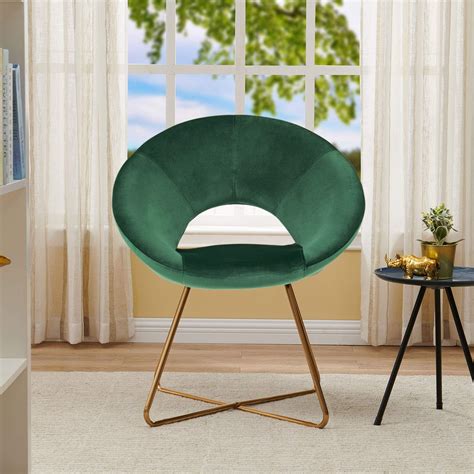 Buy Duhome Modern Accent Velvet Chairs Dining Chairs Single Sofa Comfy ...
