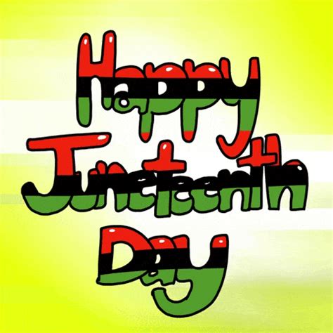 Happy Juneteenth Gif - GIFcen