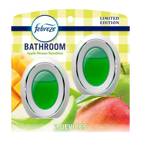 Febreze Bathroom Odor-Fighting Air Freshener - Apple Mango Sunshine ...