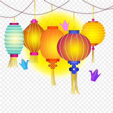 Tet Trung Thu PNG Transparent, Tet Trung Thu The Moon And Lantern, Tet ...