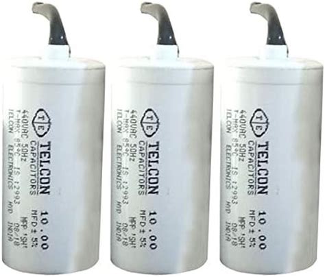 MIJHAINDIA Telcon 0 mfd Capacitor for Water Pumps and Motors, 440VAC ...