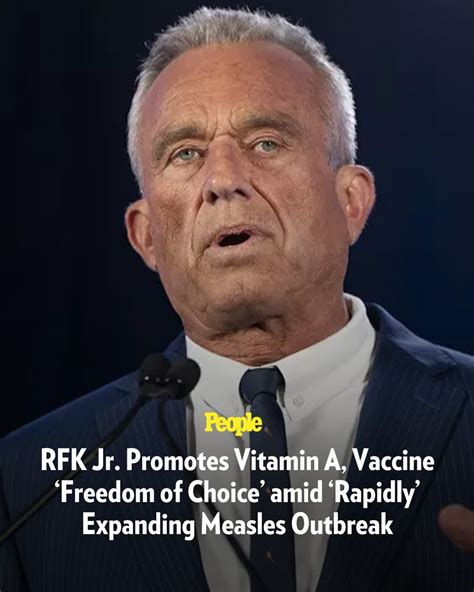 People Magazine | Robert F. Kennedy Jr. said "I'm a freedom-of-choice ...