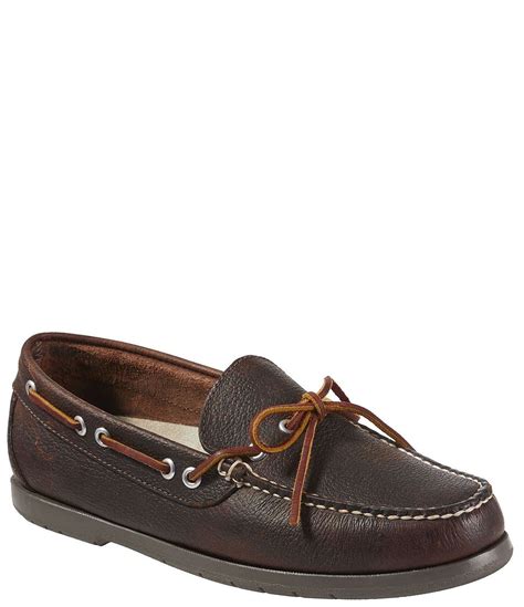 Ll bean leather moccasins discount