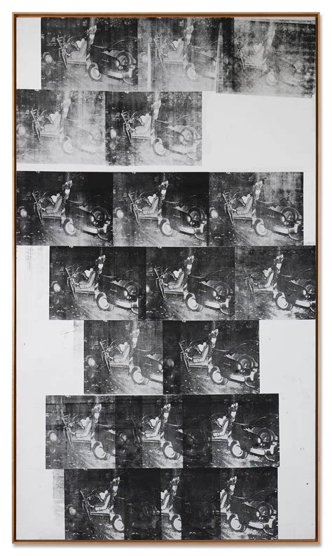 Andy Warhol, White Disaster (White Car Crash 19 Times) (1963). 80,17 ...