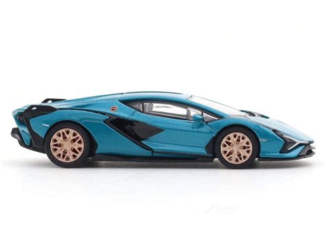 Lamborghini Sian FKP 37 blue 1:64 PosterCars licensed diecast scale ...
