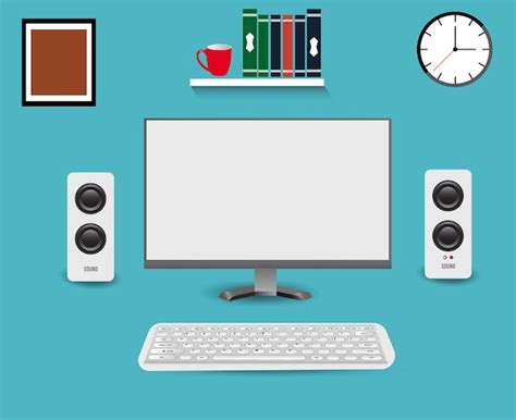 Desktop Computer Vector 的图像结果