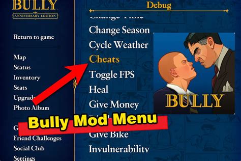 Image result for Bully Mod with Cheat Menu Apk Full Version