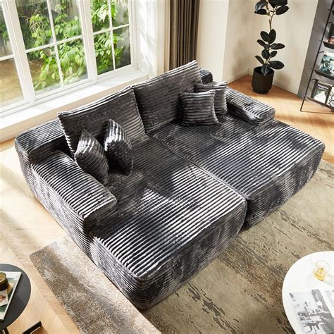Amazon.com: XIZZI Oversized Double Chaise Lounges Indoor - 81 ...