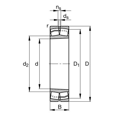 22222-E1-XL-K-C3 Spherical Roller Bearing: inform yourself & order ...