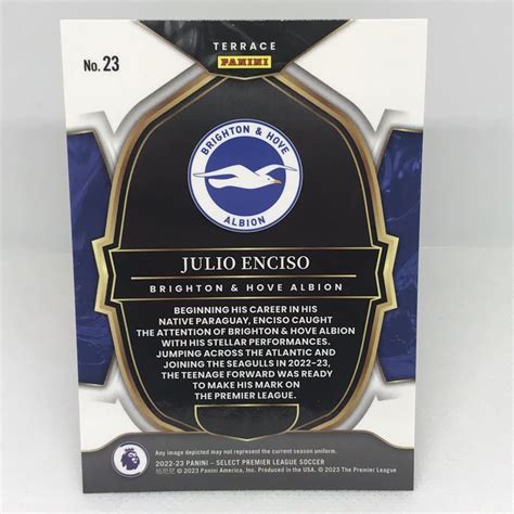 JULIO ENCISO #23 PANINI SELECT 2022 - 2023 ENGLISH PREMIER LEAGUE(シングル ...