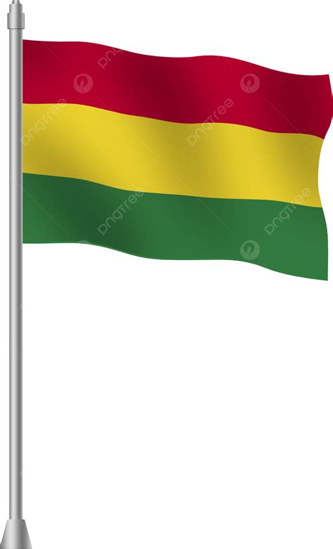 Bolivia National Waving Flag, Flag, Country Flag, Bolivia PNG ...