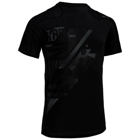 FTS 500 Cardio Fitness T-Shirt - Black Print