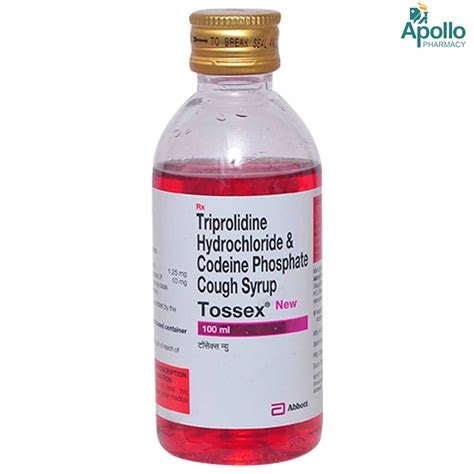 Tossex New Syrup 100 ml Price, Uses, Side Effects, Composition - Apollo Pharmacy