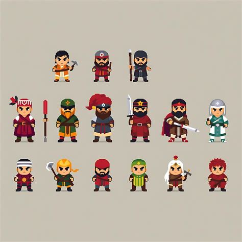 A collection of cartoon characters including one of the characters ...