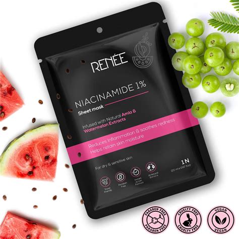 RENEE Niacinamide Sheet mask, 20ml