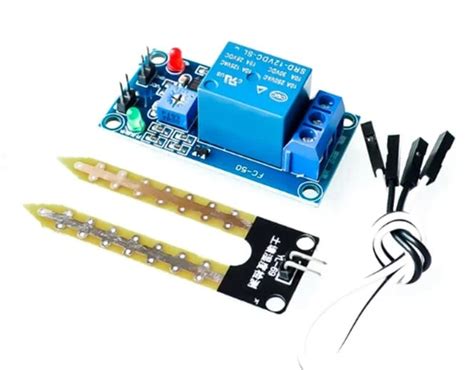 Buy Soil Moisture Sensor Relay Control Module 12V - SunRobotics
