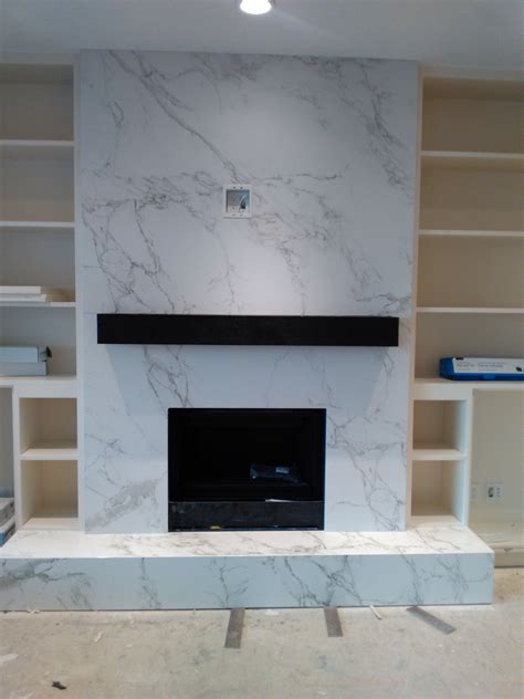 Marble Tile Fireplace Ideas at Casey Hall blog
