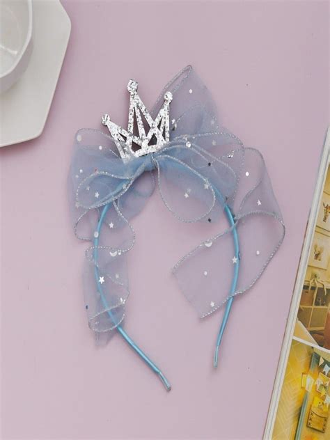Yellow Bee Crown with Lace Embellished Hair Bands – Yellow Bee India