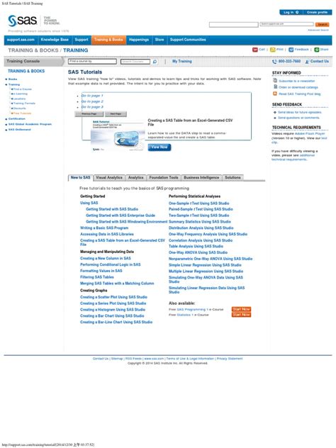 SAS Tutorial Video 的图像结果